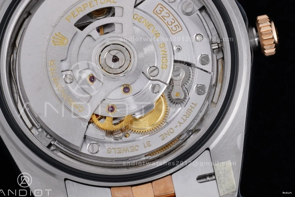 126331 Best SH3235 RG Jubilee Diamonds 1:1 SS DateJust Steel 41 on Dial Bracelet RG Edition Clean 904L 0325